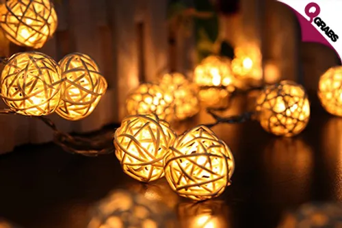 For QR39 Shine On with Solar-Powered OR Battery Powered LED String Lights! (Up to QR69 Value)